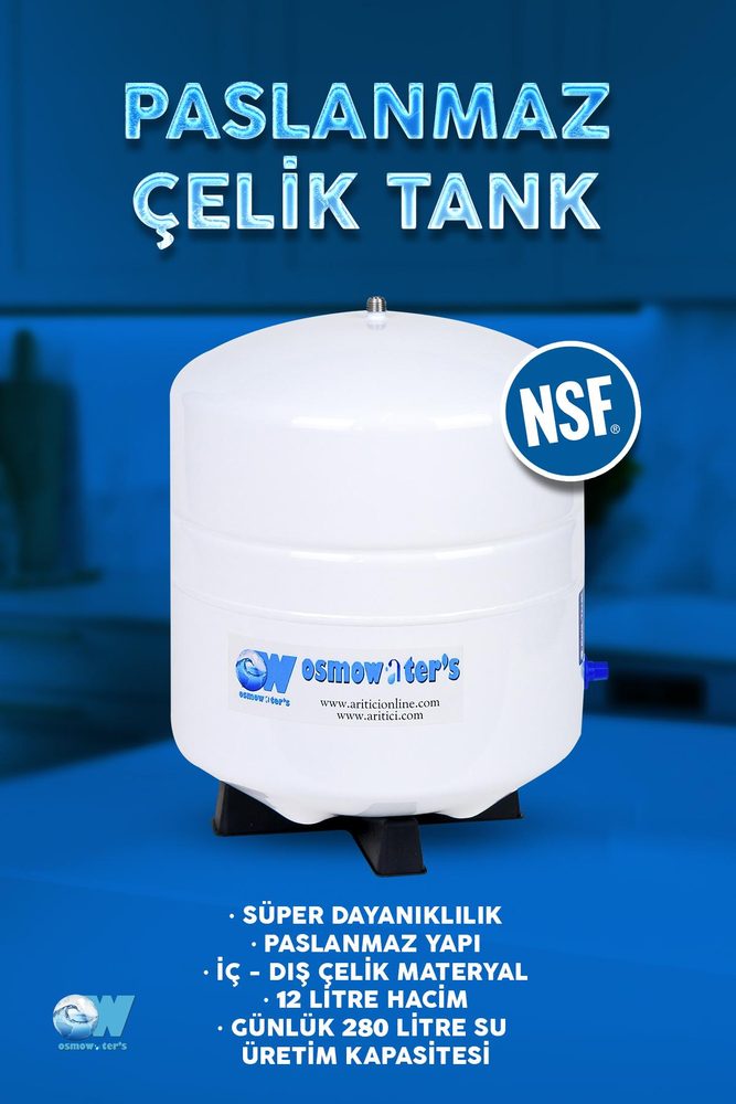 Osmowaters  OSMOWATERS AÇIK KASA 5 AŞAMALI POMPASIZ SU ARITMA CİHAZI görsel 5