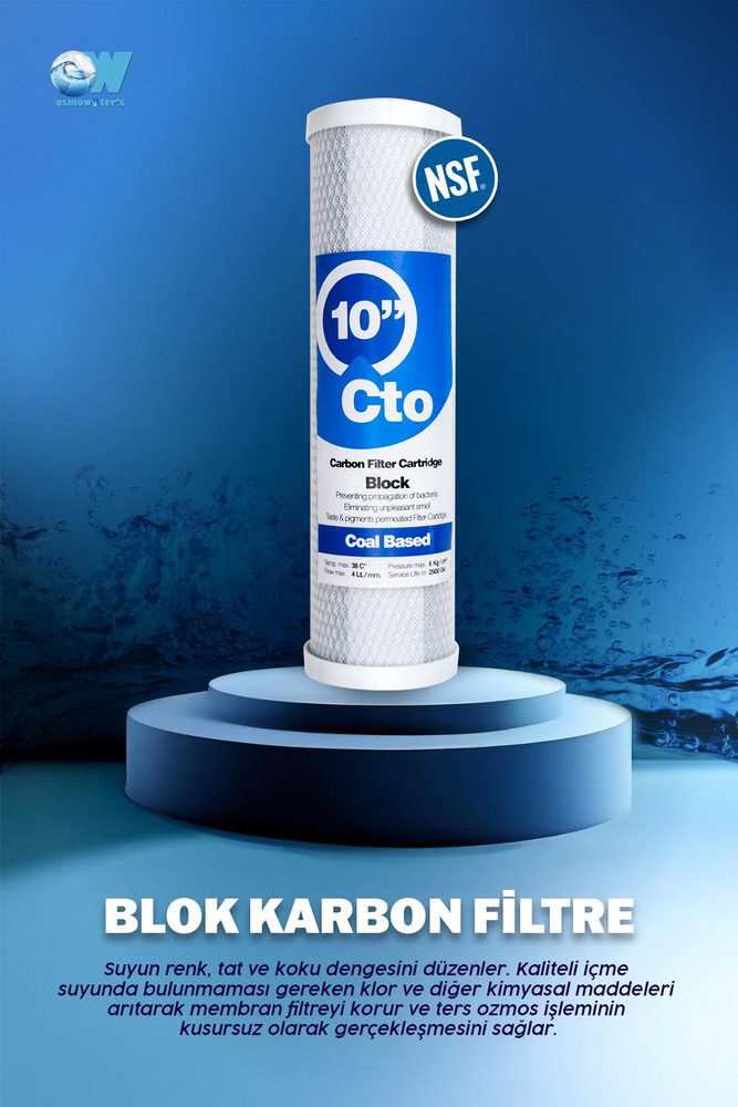 Osmowaters  AÇIK KASA 3'LÜ ÖN FİLTRE SETİ görsel 2
