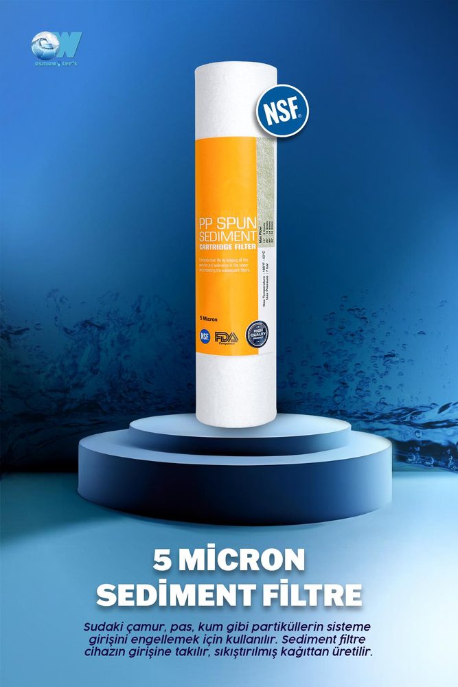 Osmowaters  AÇIK KASA 3'LÜ ÖN FİLTRE SETİ görsel 3