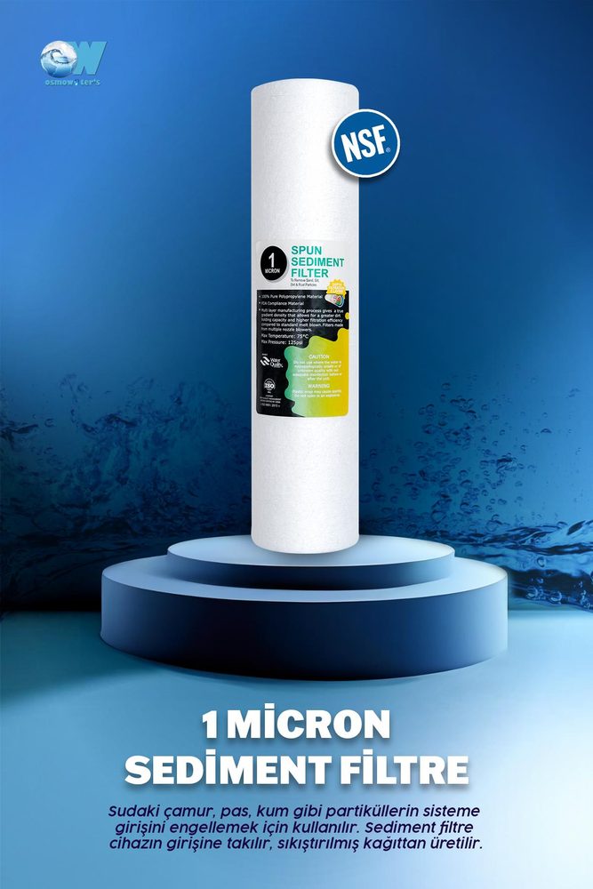 Osmowaters AÇIK KASA 5'Lİ FİLTRE SETİ görsel 4