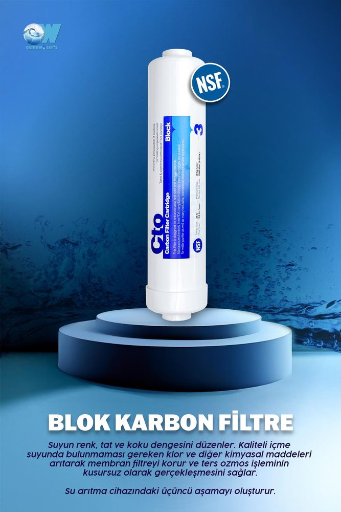 Osmowaters  KAPALI KASA 3'LÜ ÖN FİLTRE SETİ görsel 2
