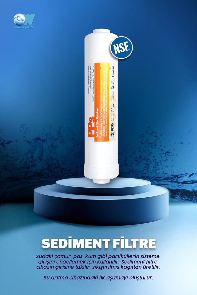 Osmowaters  KAPALI KASA 3'LÜ ÖN FİLTRE SETİ görsel 4