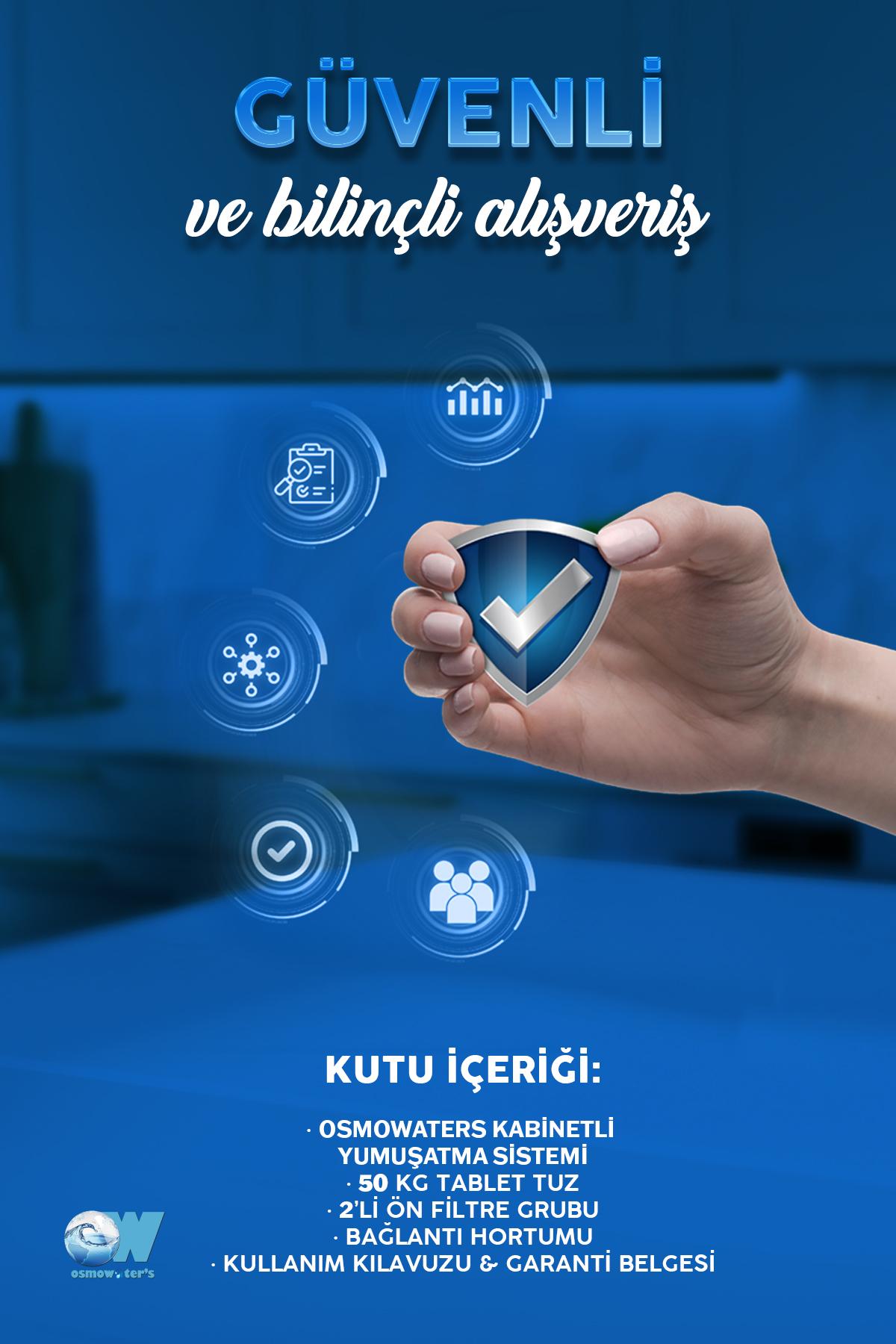 Osmowaters MİNİ YUMUŞATMA SİSTEMİ DEBİ KONTROLLÜ 8*17 görsel 4