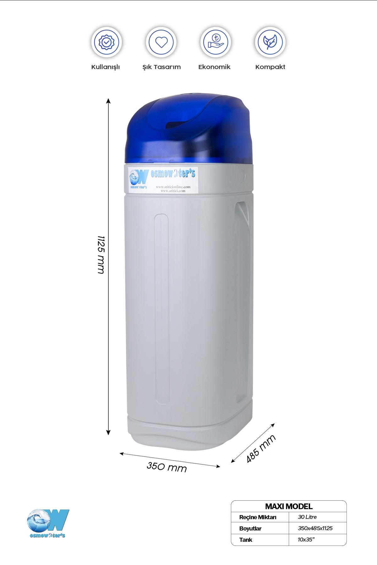 Osmowaters  MAXİ YUMUŞATMA SİSTEMİ ZAMAN KONTROLLÜ 10*35 görsel 3