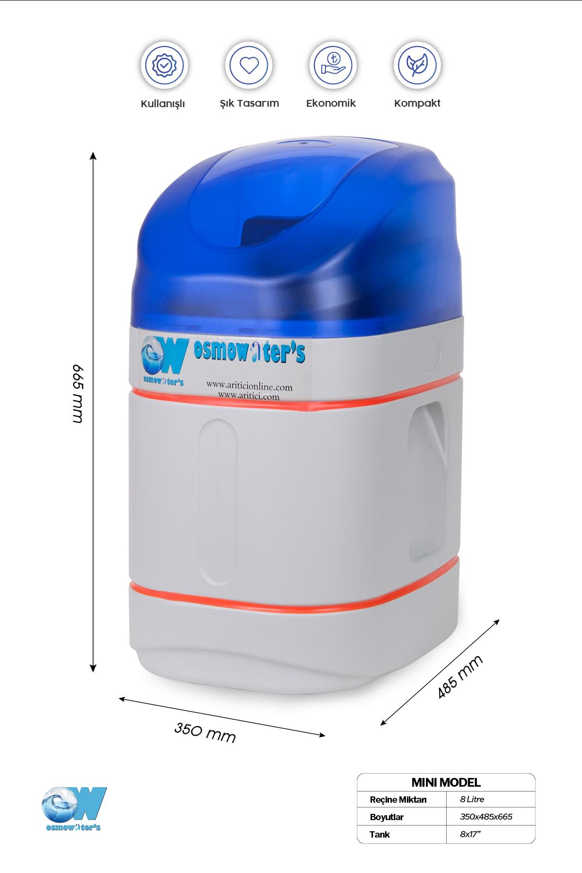 Osmowaters MİNİ YUMUŞATMA SİSTEMİ ZAMAN KONTROLLÜ 8*17 görsel 3