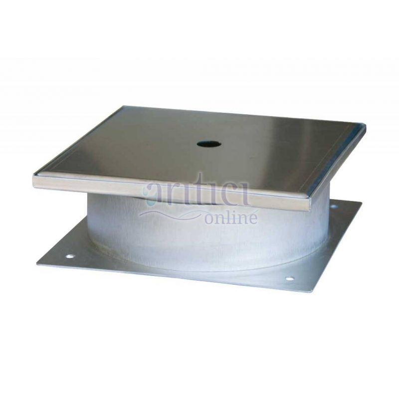 GEMAŞ  AISI 304 KALİTE PASLANMAZ ÇELİK SEVİYE AYARLI SKİMMER KAPAĞI (BETON HAVUZLAR İÇİN)