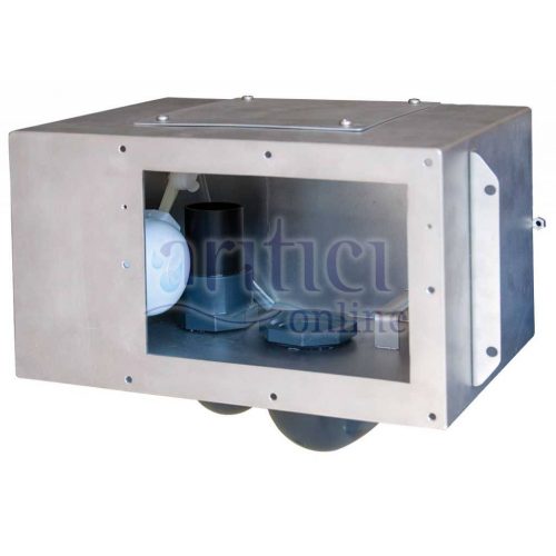 GEMAŞ  AISI 304 KALİTE PASLANMAZ ÇELİK SKİMMER GÖVDESİ MODEL 1 FLATÖRLÜ (BETON HAVUZLAR İÇİN) görsel 2