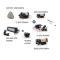 75-300-400-500 GPD CİHAZ POMPA,ADAPTÖR VE YEDEK PARÇALAR  