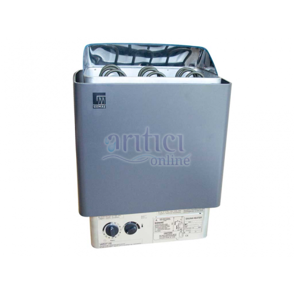 GEMAŞ SCA-45NS 4,5 KW MONO GÖVDEDEN KUMANDALI SAUNA SOBASI