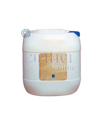 GEMAŞ “PH (-) DOWN HCL” SIVI PH DÜŞÜRÜCÜ VE KİREÇ TEMİZLEYİCİ. (%30 HİDROKLORİK ASİT) (20 L)