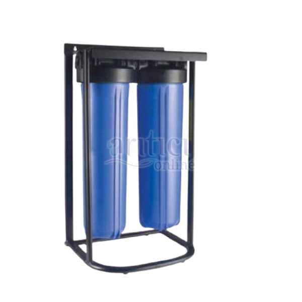 AQUABİR JUMBO FİLTRASYON 20'' 2 AŞAMALI BİNA GİRİŞİ TORTU FLİTRELİ SU ARITMA CİHAZI