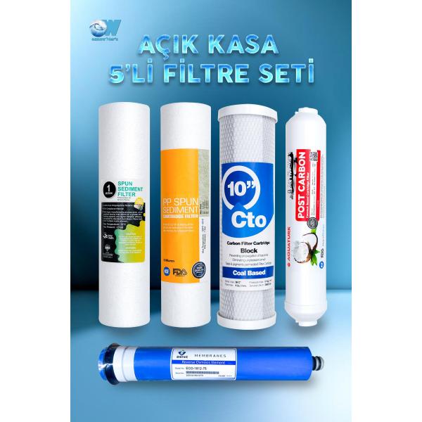 AÇIK KASA 5'Lİ FİLTRE SETİ