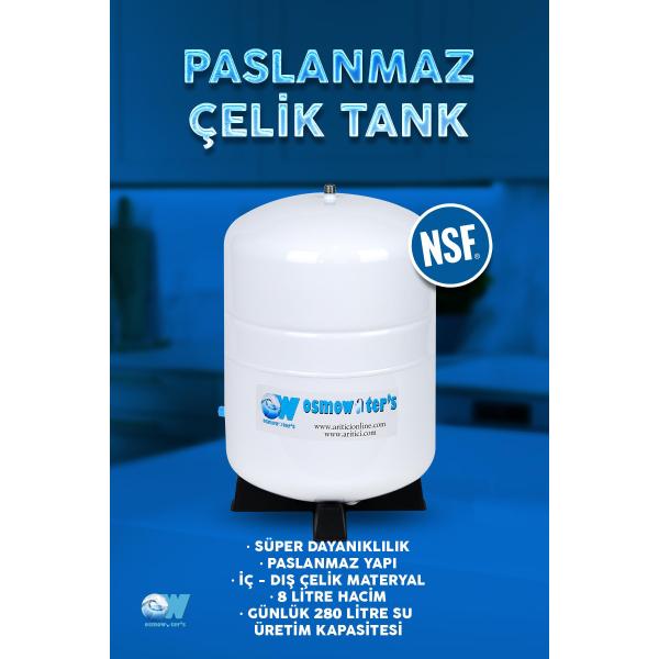 2,2 GALON METAL TANK
