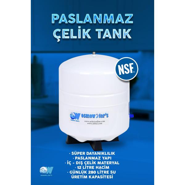 3,2 GALON METAL TANK