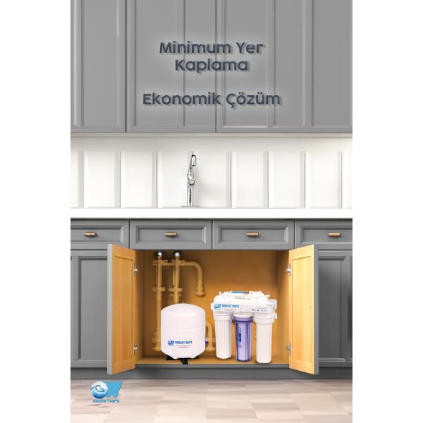 OSMOWATERS AÇIK KASA 5 AŞAMALI POMPASIZ SU ARITMA CİHAZI