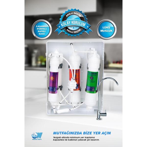 HW-100 UP SU ARITMA CİHAZI POMPALI