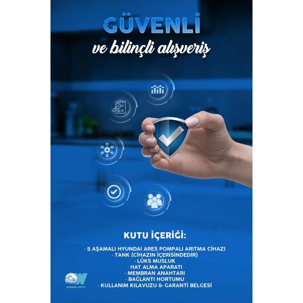 ARES SU ARITMA CİHAZI POMPALI